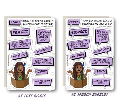 How to Speak Like a Dungeon Master Sticker Sheet - image4